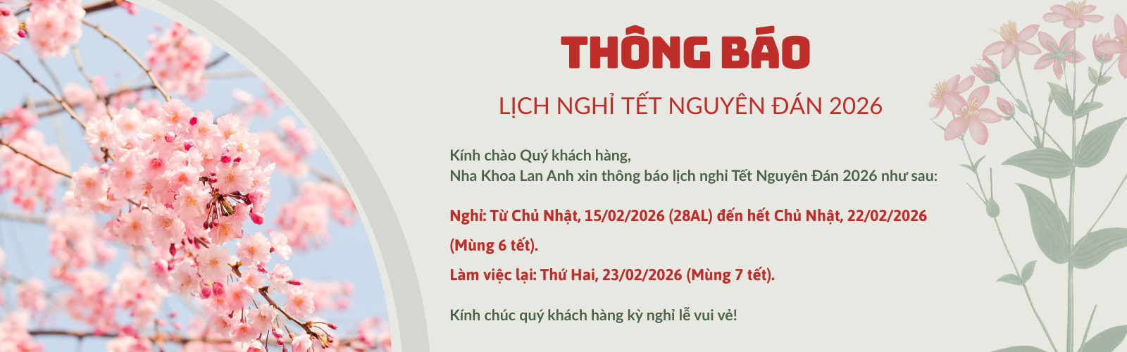 Banner nghỉ Tết